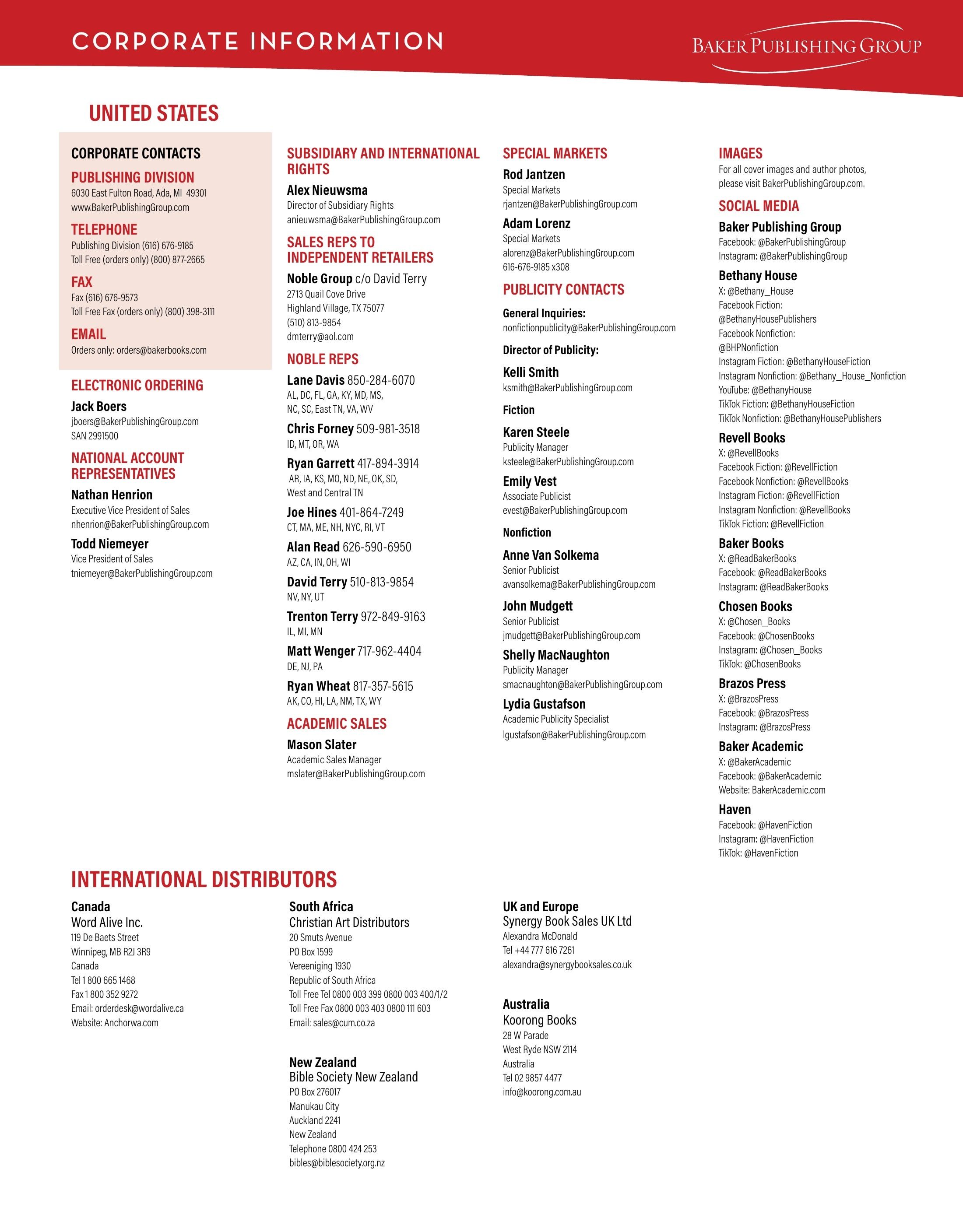 Baker Publishing Group Summer Nonfiction Catalog Weekly Ad May 1 - August 31, 2026