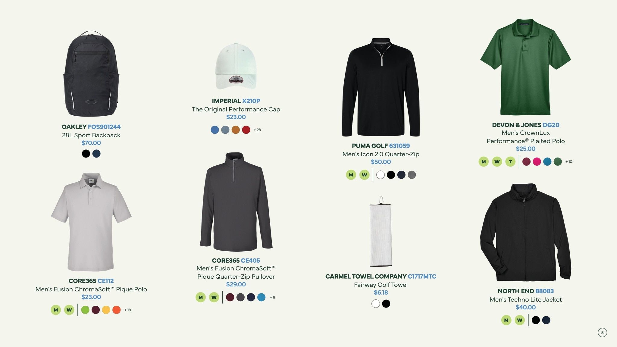 S&S Activewear Golf Lookbook 2026 Weekly Ad April 16, 2026 - April 16, 2027