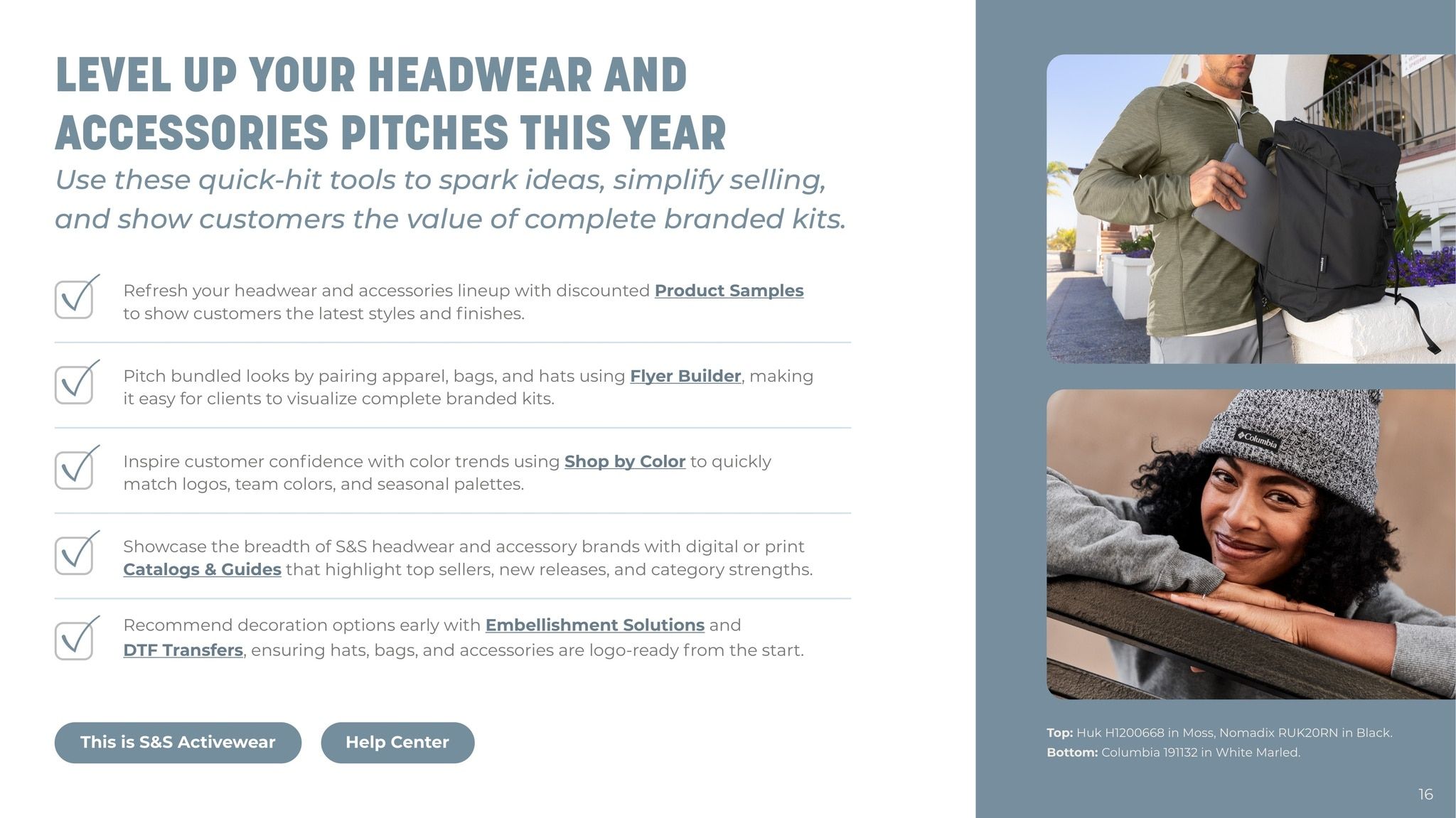 S&S Activewear Headwear & Accessories Playbook 2026 Weekly Ad February 16, 2026 - February 16, 2027