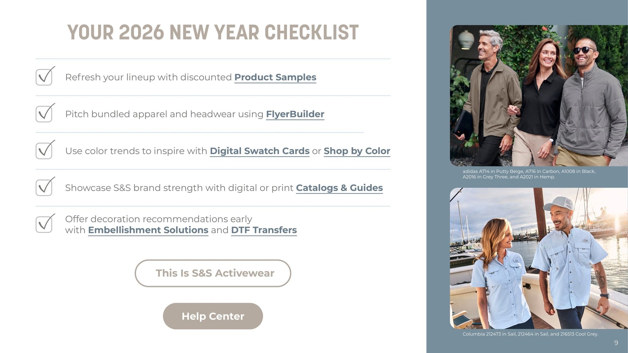 S&S Activewear Spring & Summer Playbook 2026 Weekly Ad February 13, 2026 - March 13, 2027