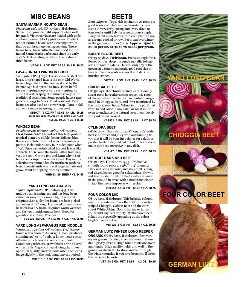Nichols Garden Nursery Seed Catalog Weekly Ad January 1 - December 31, 2026