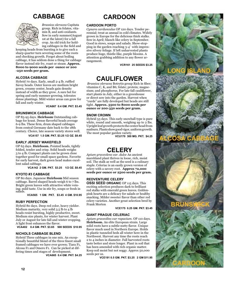 Nichols Garden Nursery Seed Catalog Weekly Ad January 1 - December 31, 2026