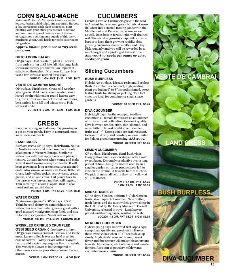 Nichols Garden Nursery Seed Catalog Weekly Ad January 1 - December 31, 2026