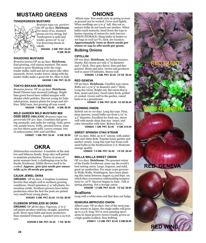 Nichols Garden Nursery Seed Catalog Weekly Ad January 1 - December 31, 2026