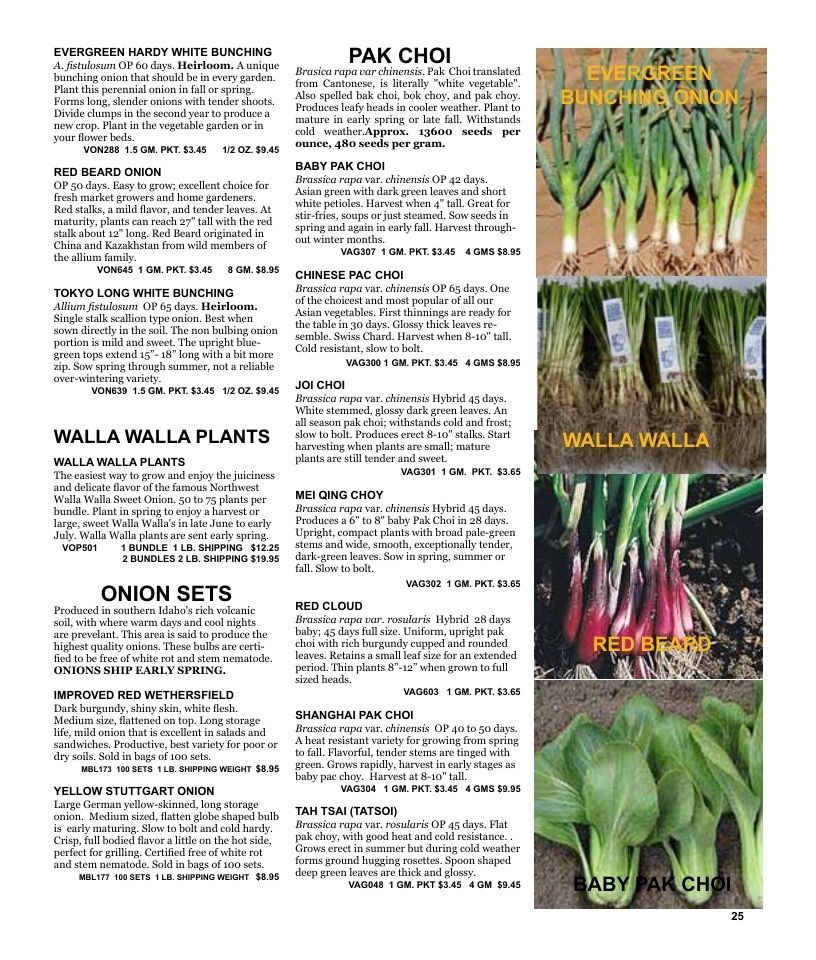 Nichols Garden Nursery Seed Catalog Weekly Ad January 1 - December 31, 2026