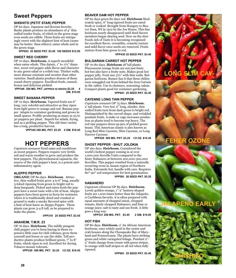 Nichols Garden Nursery Seed Catalog Weekly Ad January 1 - December 31, 2026