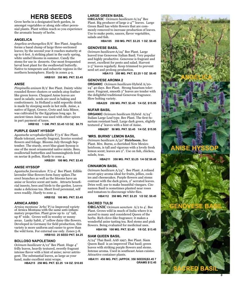 Nichols Garden Nursery Seed Catalog Weekly Ad January 1 - December 31, 2026