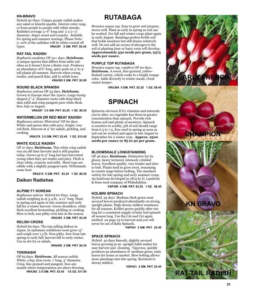 Nichols Garden Nursery Seed Catalog Weekly Ad January 1 - December 31, 2026