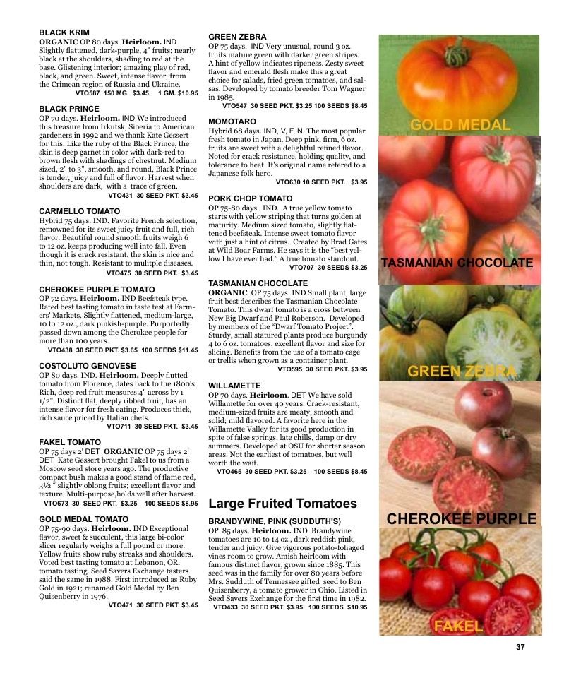 Nichols Garden Nursery Seed Catalog Weekly Ad January 1 - December 31, 2026