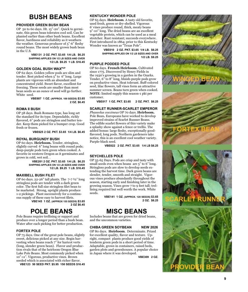 Nichols Garden Nursery Seed Catalog Weekly Ad January 1 - December 31, 2026