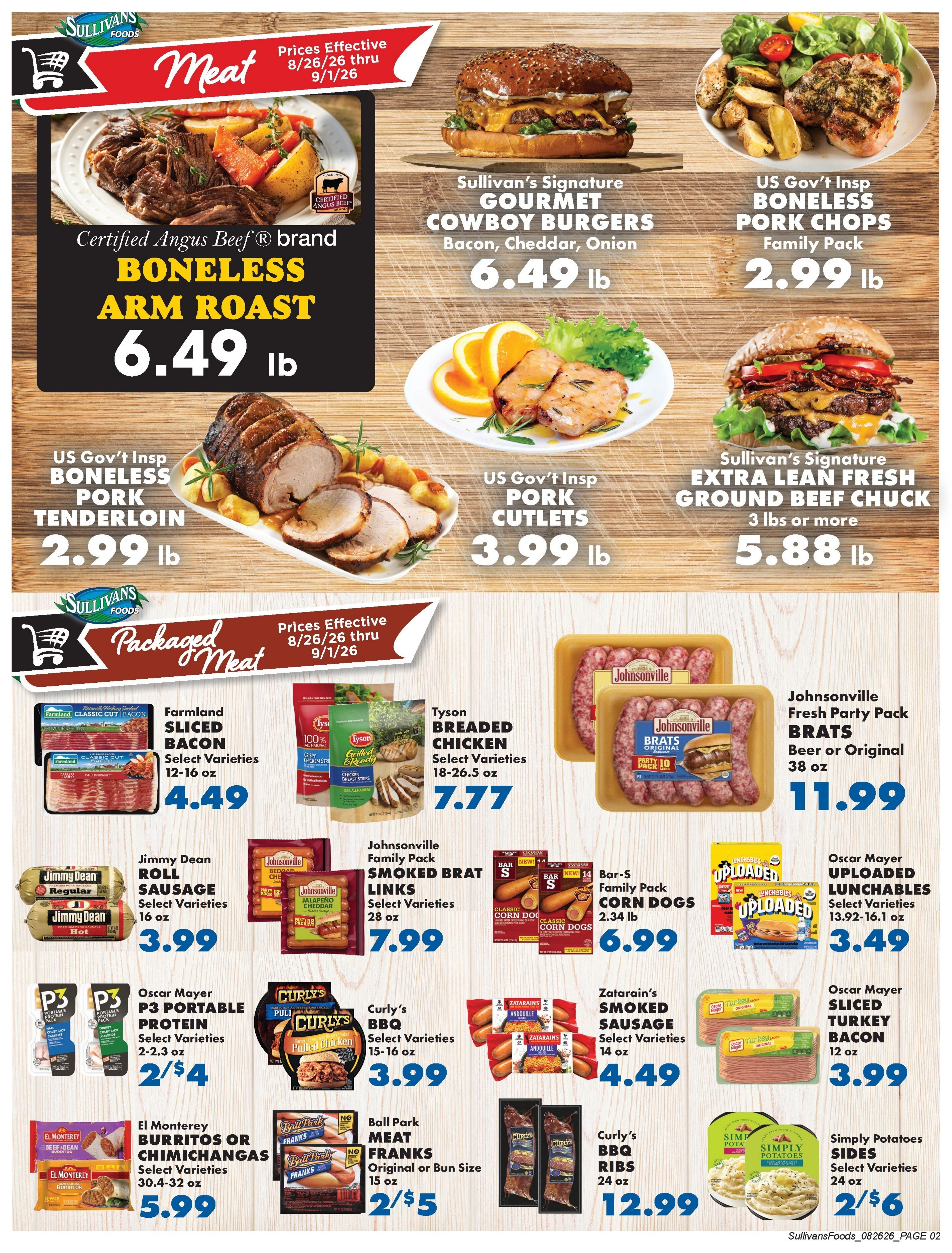 Sullivan's Foods (Kewanee, Mendota and Princeton, IL) Weekly Ad August 26 - September 1, 2026