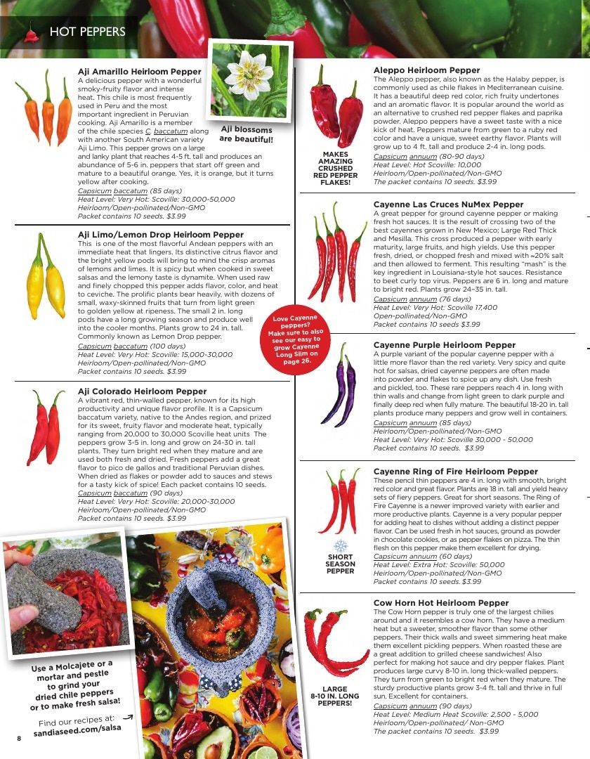 Sandia Seed Company Seed Catalog Weekly Ad January 1 - December 31, 2026