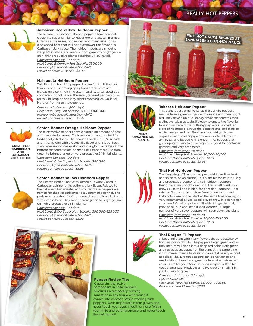 Sandia Seed Company Seed Catalog Weekly Ad January 1 - December 31, 2026
