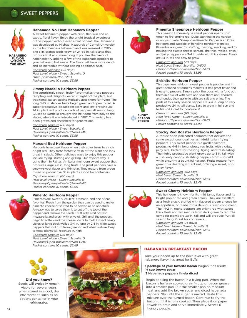 Sandia Seed Company Seed Catalog Weekly Ad January 1 - December 31, 2026