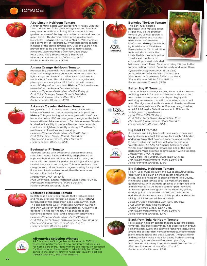 Sandia Seed Company Seed Catalog Weekly Ad January 1 - December 31, 2026