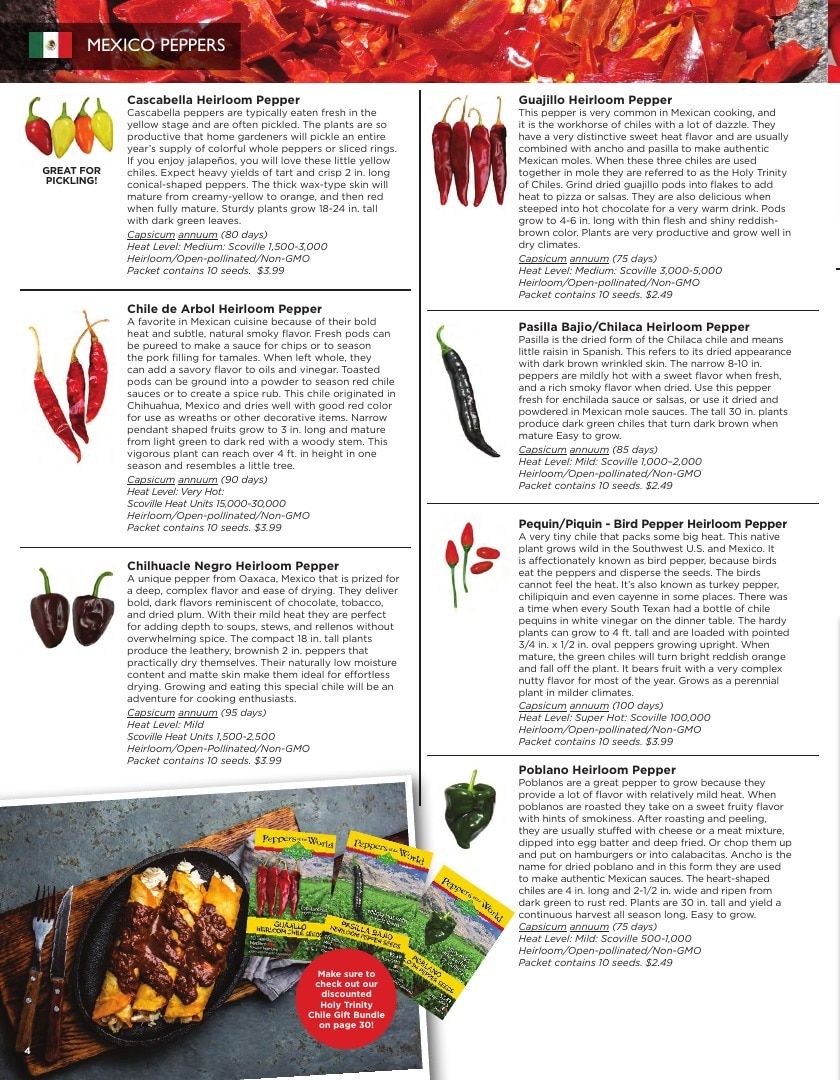 Sandia Seed Company Seed Catalog Weekly Ad January 1 - December 31, 2026