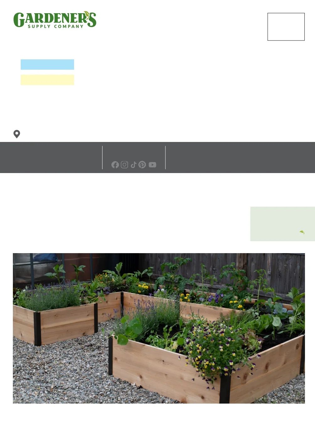 Gardener's Supply Company April 2026 Catalog Weekly Ad January 1 - December 31, 2026