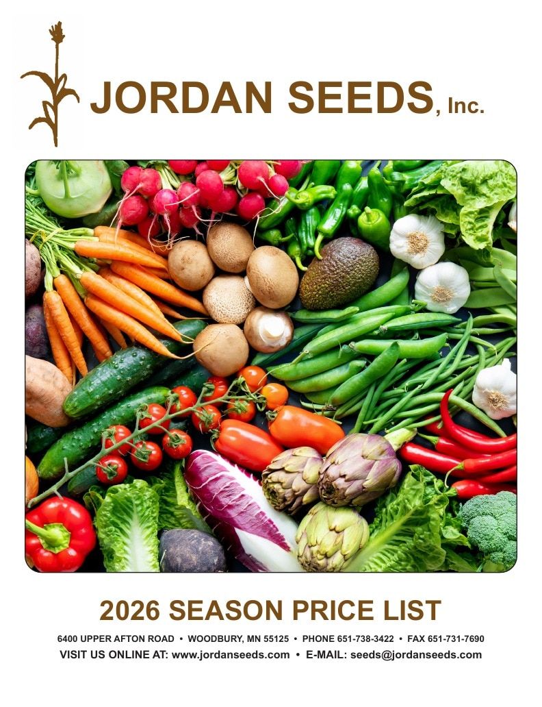Jordan Seeds Seed Catalog Weekly Ad January 1 - December 31, 2026