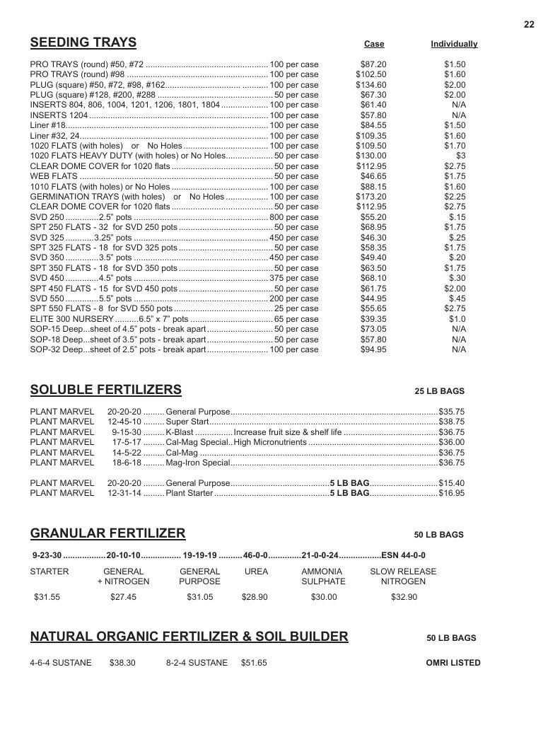 Jordan Seeds Seed Catalog Weekly Ad January 1 - December 31, 2026