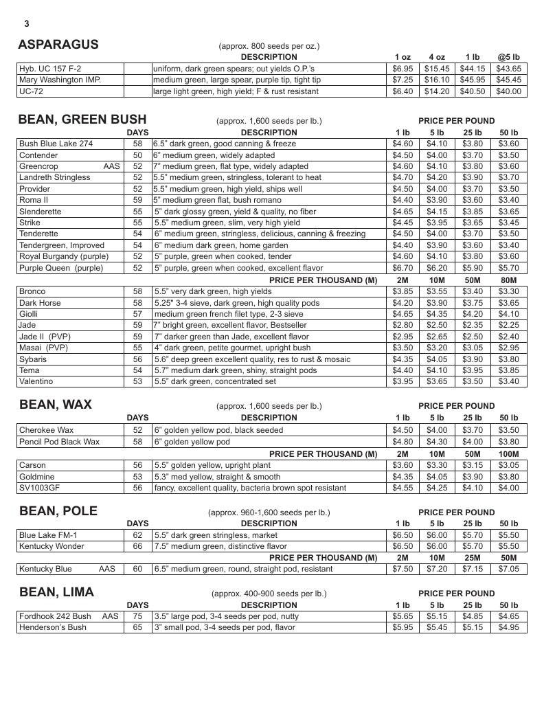 Jordan Seeds Seed Catalog Weekly Ad January 1 - December 31, 2026