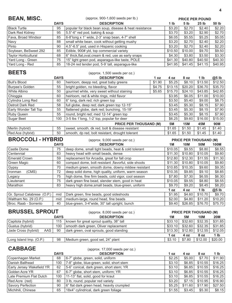 Jordan Seeds Seed Catalog Weekly Ad January 1 - December 31, 2026
