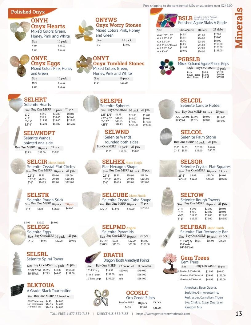 Gem Center USA Product Catalog Weekly Ad January 1 - December 31, 2026
