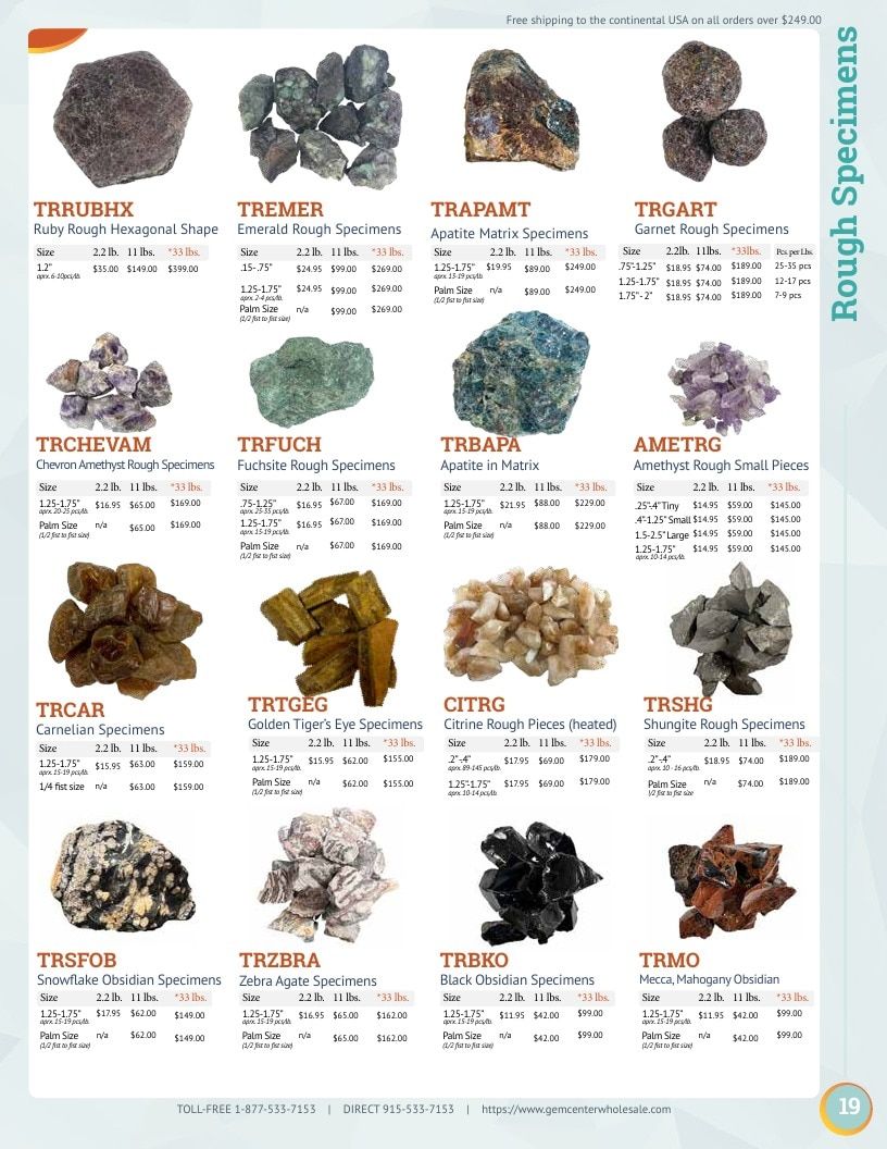 Gem Center USA Product Catalog Weekly Ad January 1 - December 31, 2026