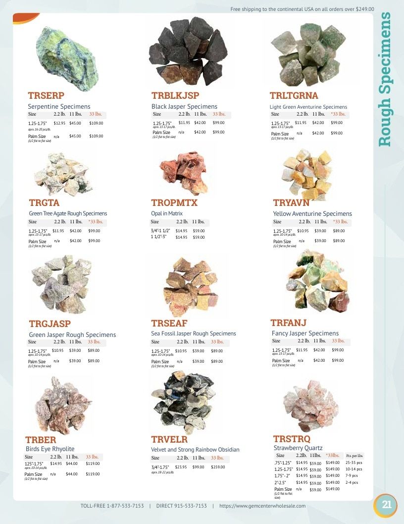 Gem Center USA Product Catalog Weekly Ad January 1 - December 31, 2026