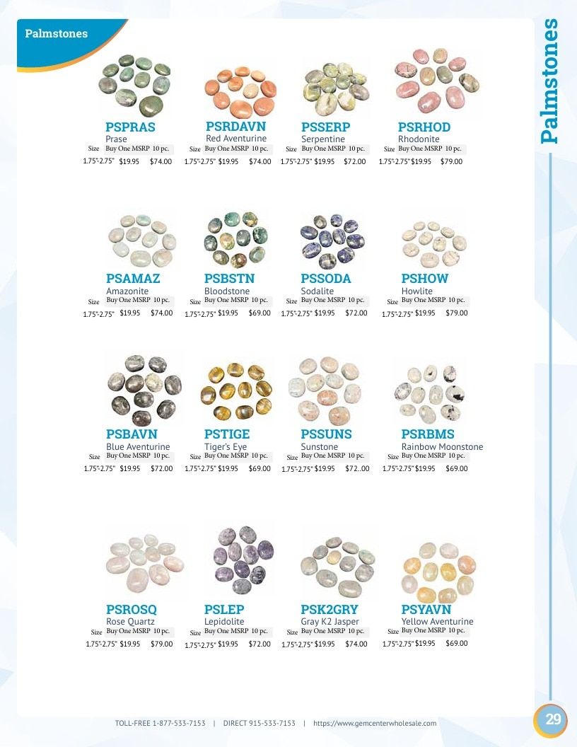Gem Center USA Product Catalog Weekly Ad January 1 - December 31, 2026