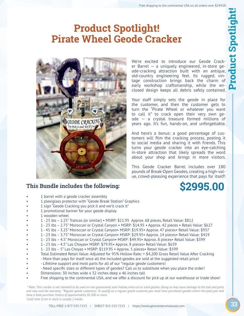 Gem Center USA Product Catalog Weekly Ad January 1 - December 31, 2026