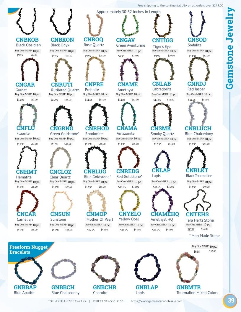 Gem Center USA Product Catalog Weekly Ad January 1 - December 31, 2026