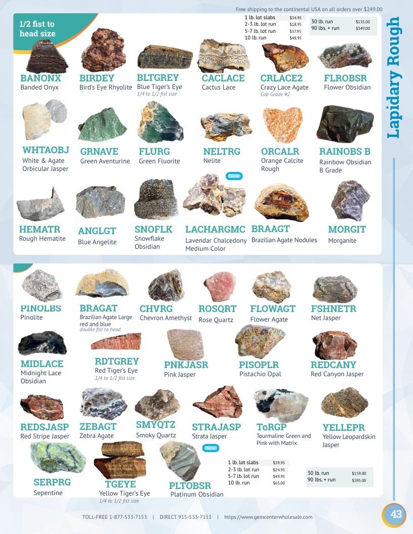 Gem Center USA Product Catalog Weekly Ad January 1 - December 31, 2026