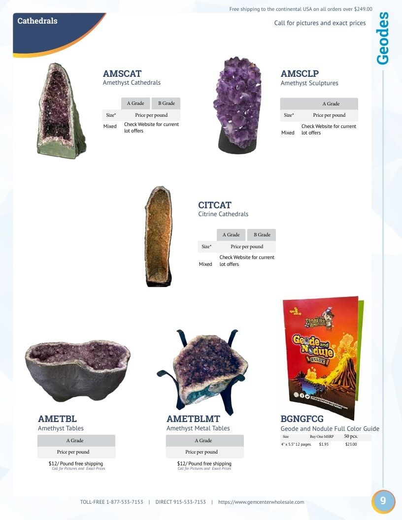 Gem Center USA Product Catalog Weekly Ad January 1 - December 31, 2026