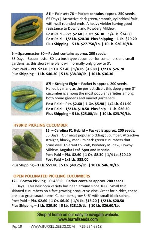 Burrell Seed Growers Seed Catalog Weekly Ad January 1 - December 31, 2026