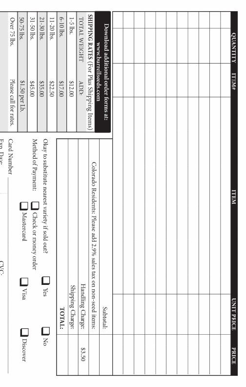 Burrell Seed Growers Seed Catalog Weekly Ad January 1 - December 31, 2026