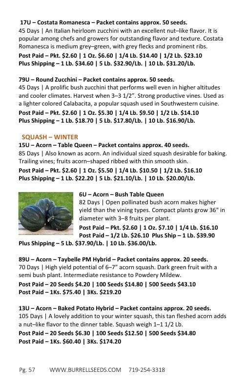 Burrell Seed Growers Seed Catalog Weekly Ad January 1 - December 31, 2026