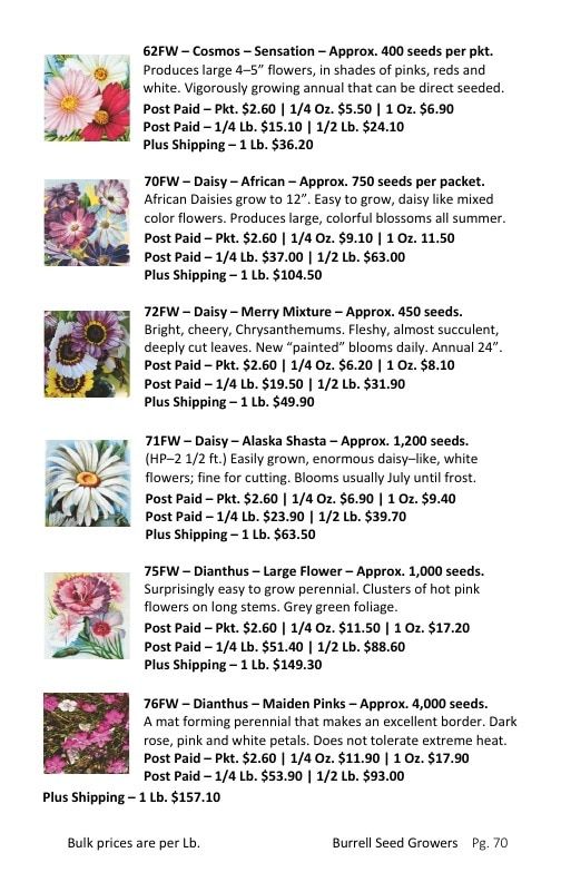 Burrell Seed Growers Seed Catalog Weekly Ad January 1 - December 31, 2026