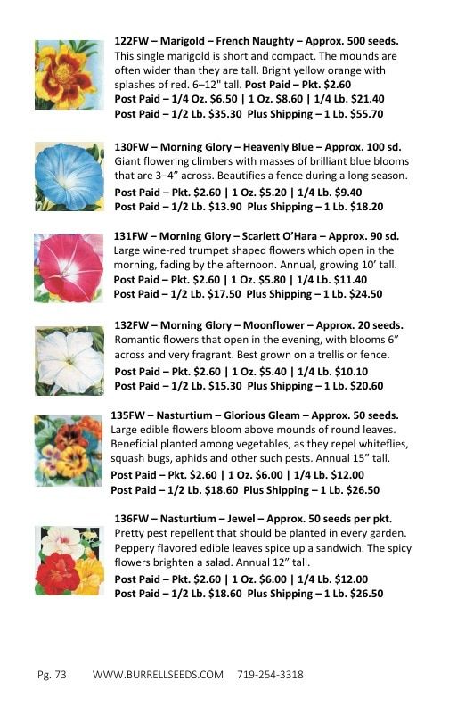 Burrell Seed Growers Seed Catalog Weekly Ad January 1 - December 31, 2026
