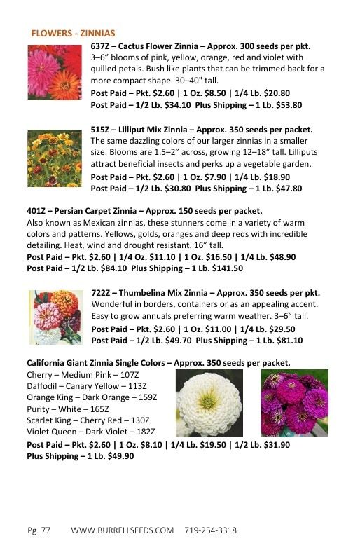 Burrell Seed Growers Seed Catalog Weekly Ad January 1 - December 31, 2026