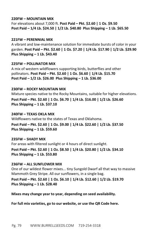 Burrell Seed Growers Seed Catalog Weekly Ad January 1 - December 31, 2026
