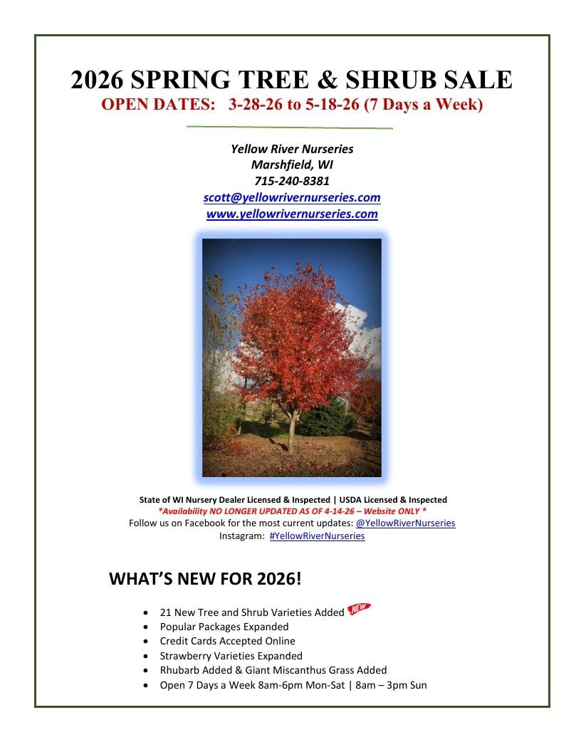 Yellow River Nurseries Garden Catalog Weekly Ad January 1 - December 31, 2026