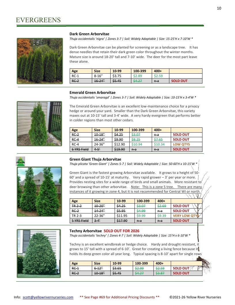 Yellow River Nurseries Garden Catalog Weekly Ad January 1 - December 31, 2026