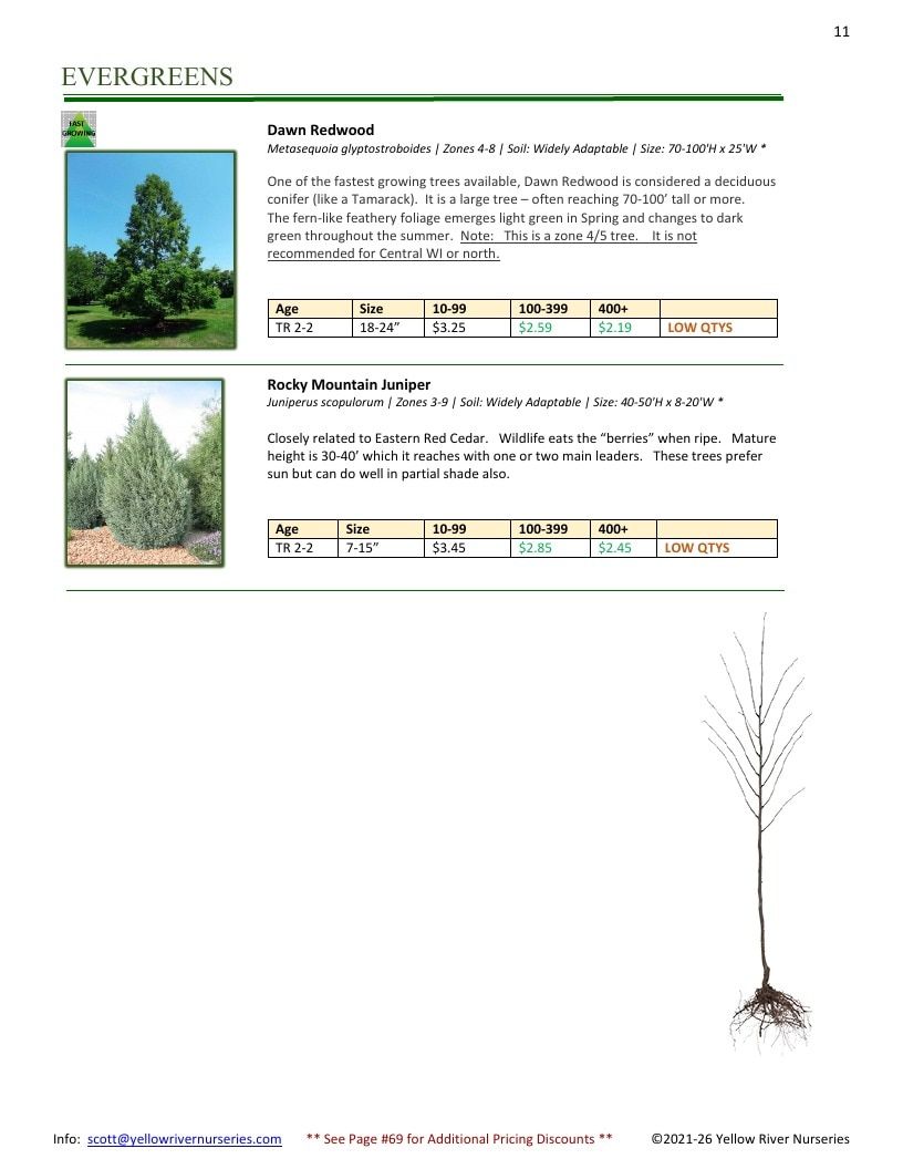 Yellow River Nurseries Garden Catalog Weekly Ad January 1 - December 31, 2026