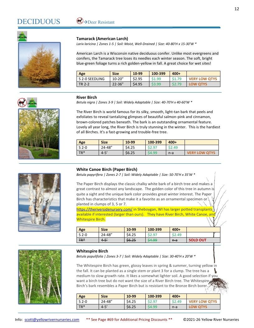 Yellow River Nurseries Garden Catalog Weekly Ad January 1 - December 31, 2026