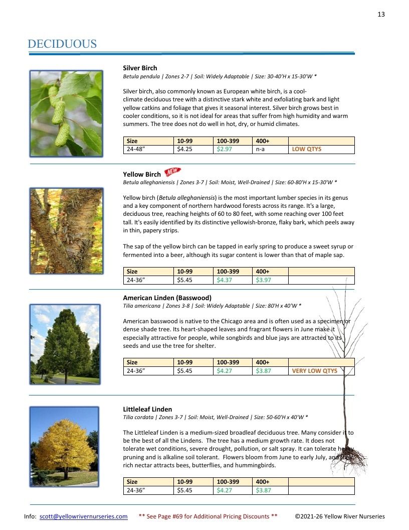 Yellow River Nurseries Garden Catalog Weekly Ad January 1 - December 31, 2026