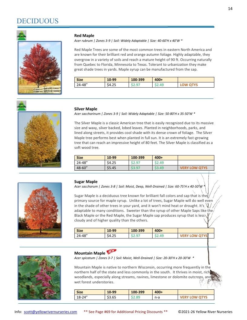 Yellow River Nurseries Garden Catalog Weekly Ad January 1 - December 31, 2026
