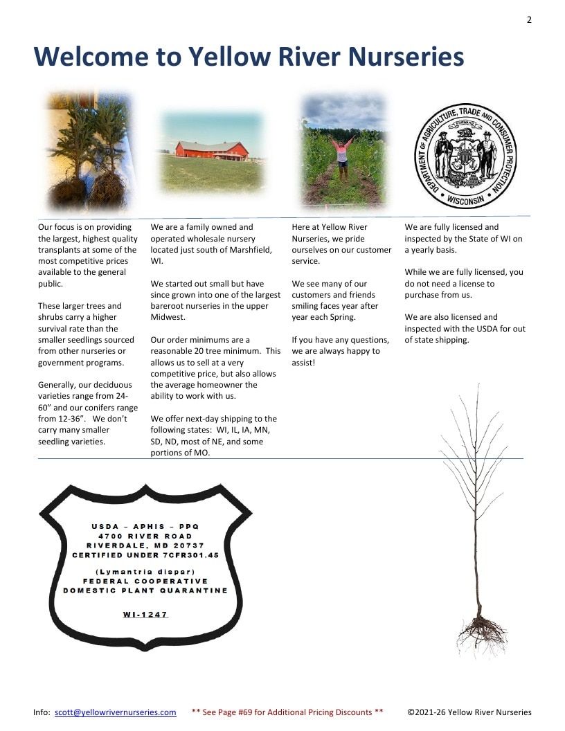 Yellow River Nurseries Garden Catalog Weekly Ad January 1 - December 31, 2026