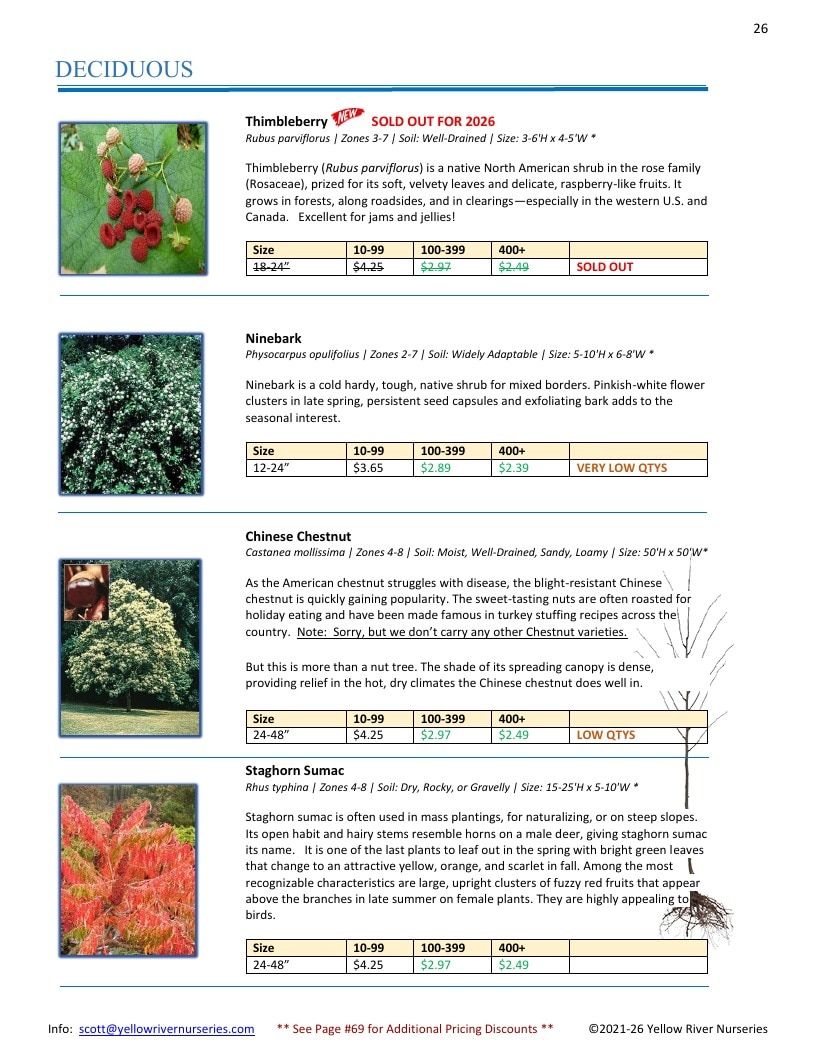 Yellow River Nurseries Garden Catalog Weekly Ad January 1 - December 31, 2026