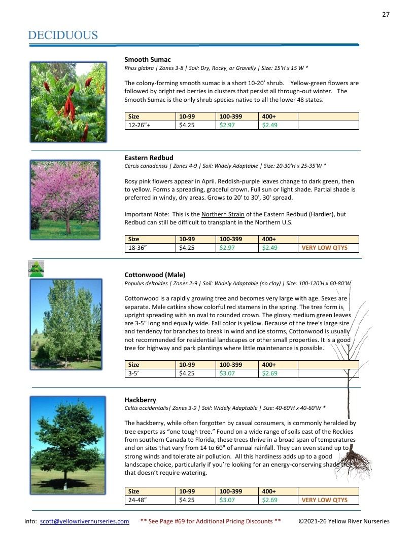 Yellow River Nurseries Garden Catalog Weekly Ad January 1 - December 31, 2026