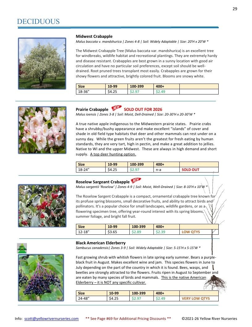Yellow River Nurseries Garden Catalog Weekly Ad January 1 - December 31, 2026